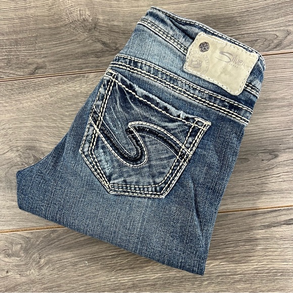 Silver Jeans Denim - Silver Jeans Aiko Low Baby Boot Jeans Women’s size W25 L31